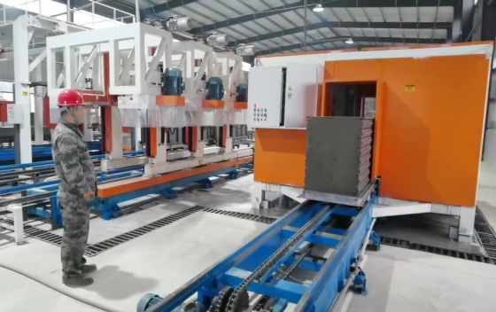 湖北客户轻质墙材项目投产（砌块与隔墙板）